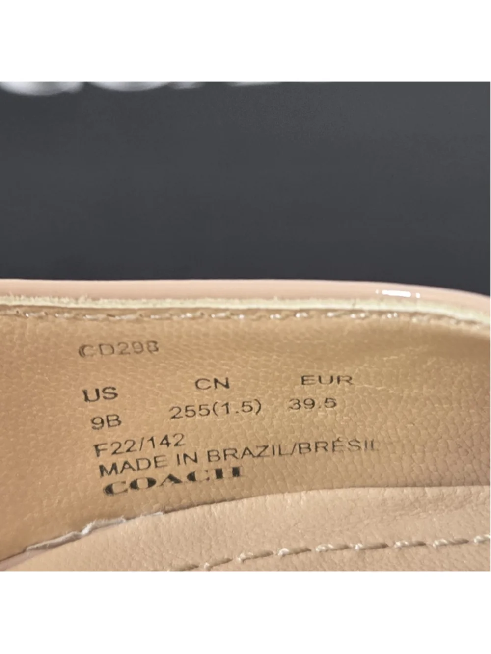 Coach feminine detail